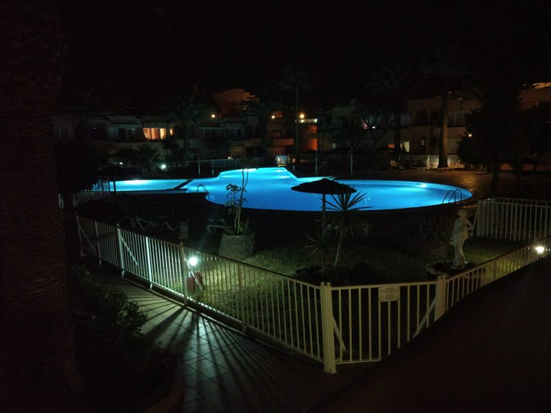 Pool at night
